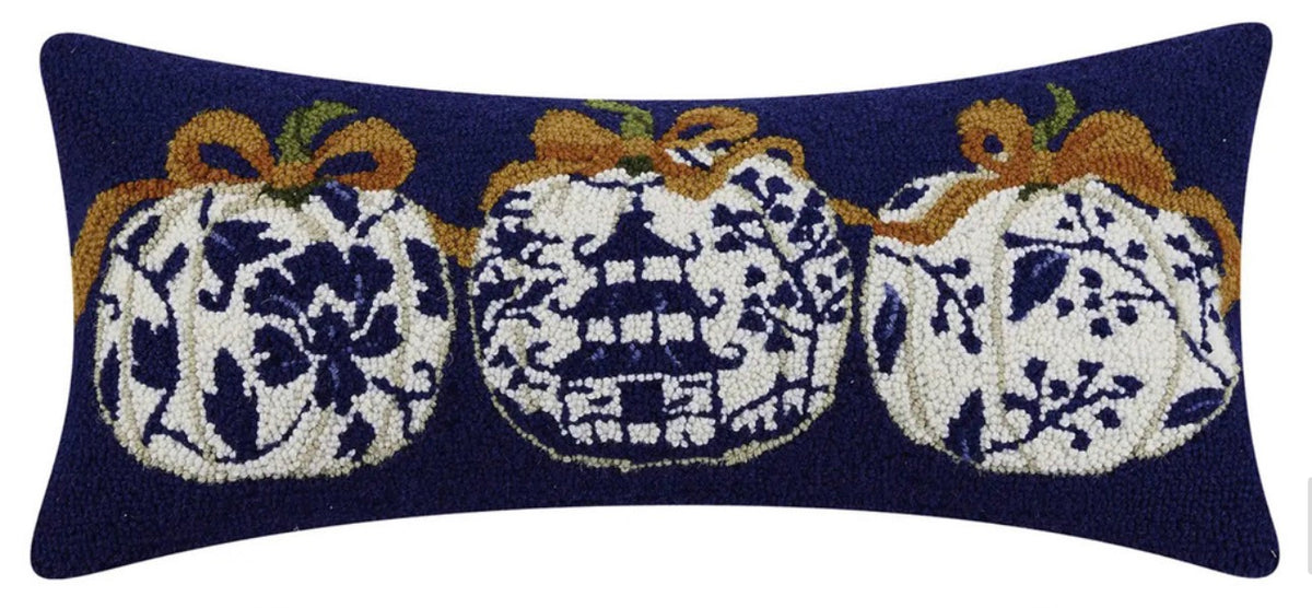 Chinoiserie Pumpkin Hook Pillow