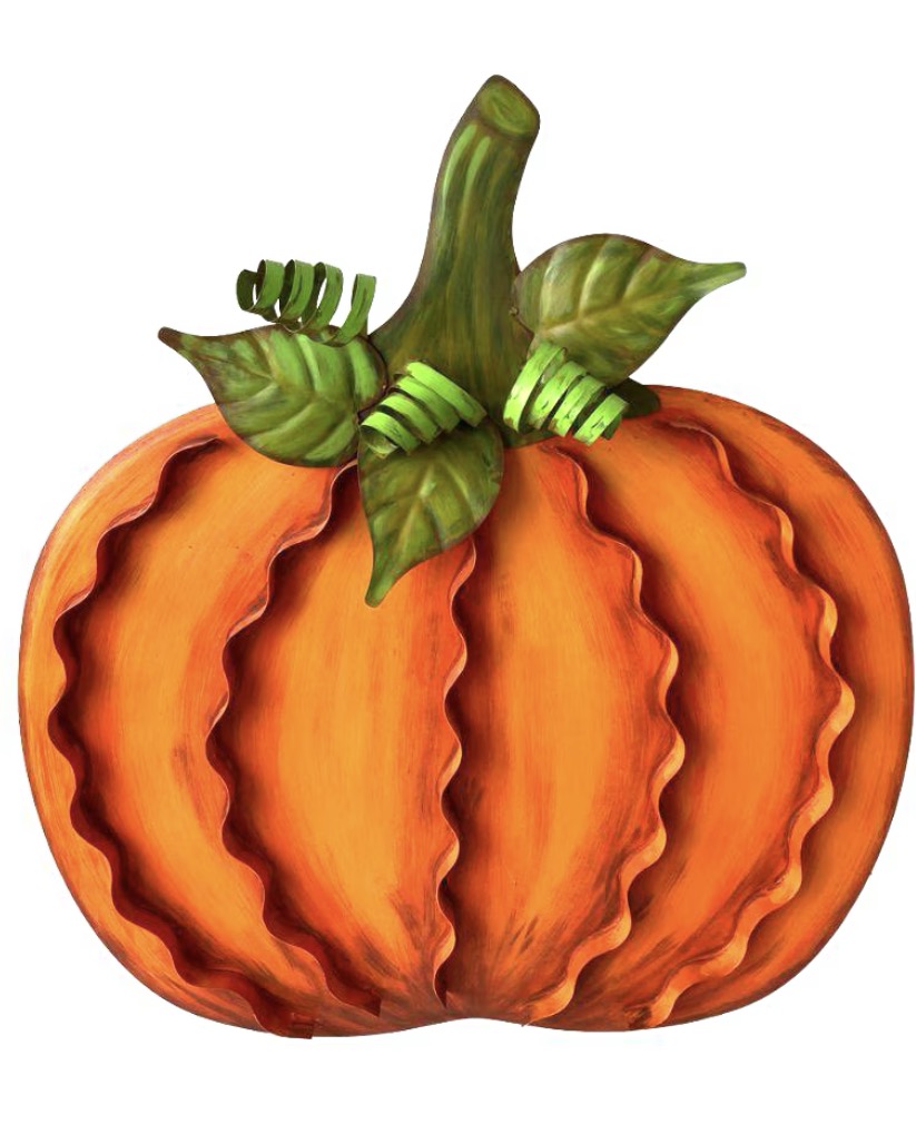 Large Ribbon Pumpkins