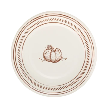 Pumpkin Dessert Plates