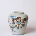 Red and Blue Porcelain Sunflower Vase
